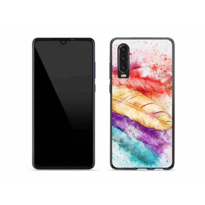 Gél borítás mmCase mobil Huawei P30 - színes toll