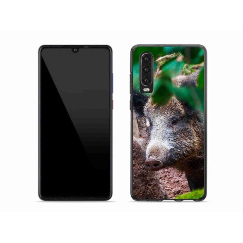 Gél borító mmCase a Huawei P30-hoz - vaddisznó