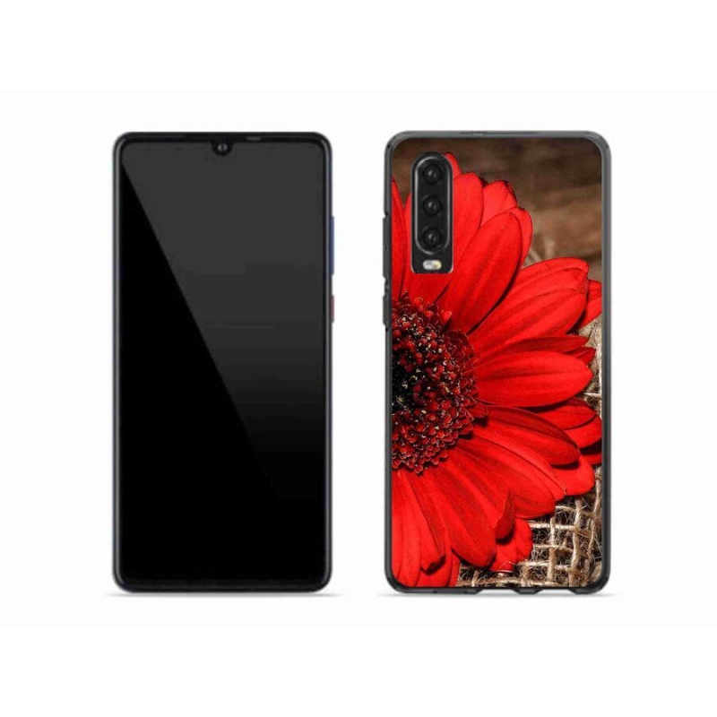Gél borító mmCase a mobil Huawei P30-hoz - gerbera