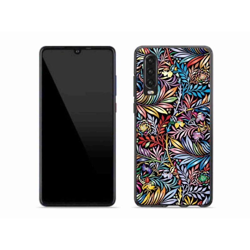 Gél borító mmCase a mobil Huawei P30 - virágok 5