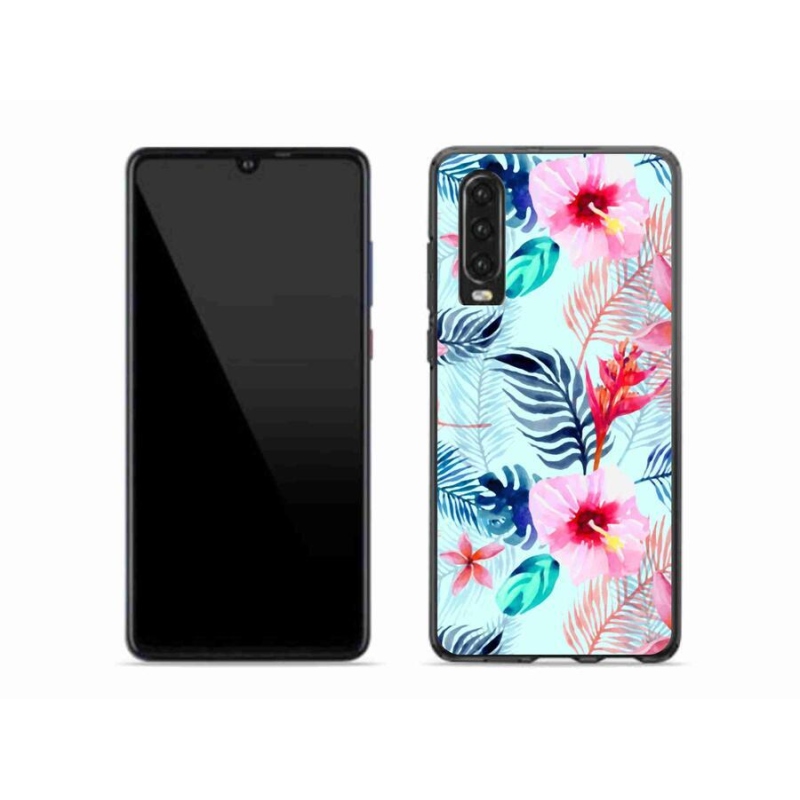 Gél borító mmCase a mobil Huawei P30 - virágokhoz