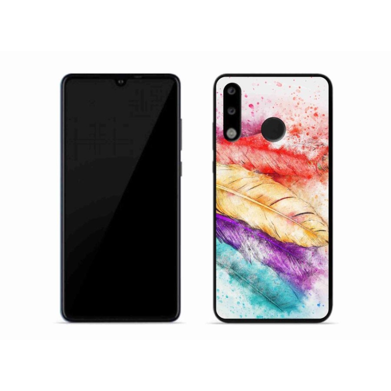 Gél borítás mmCase mobil Huawei P30 Lite - színes toll
