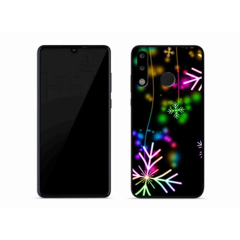 Gél borítás mmCase mobil Huawei P30 Lite - színes pelyhekhez