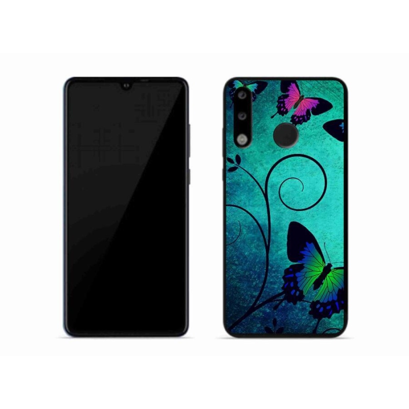 Gél borító mmCase a mobil Huawei P30 Lite - színes pillangókhoz