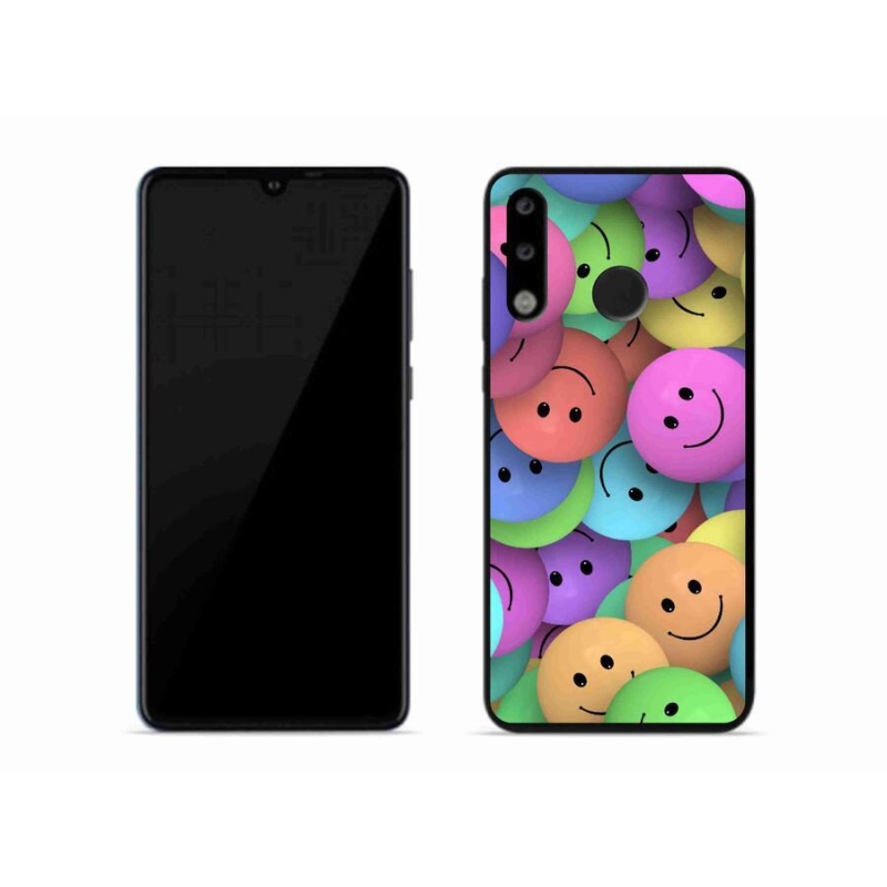 Gél borító mmCase a Huawei P30 Lite készülékhez - színes smiley-k