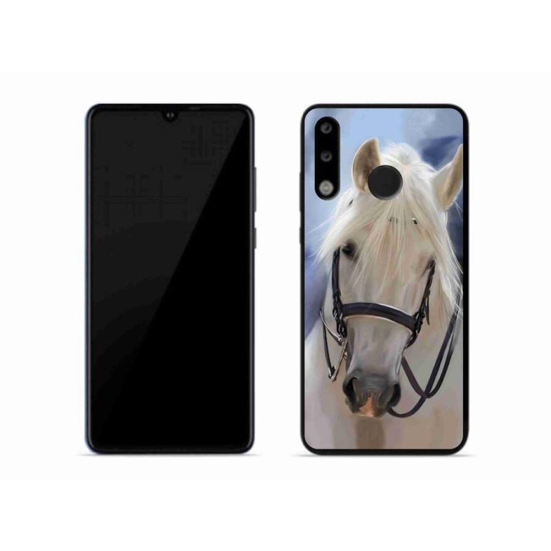 Gél borítás mmCase a Huawei P30 Lite készülékhez - fehér ló
