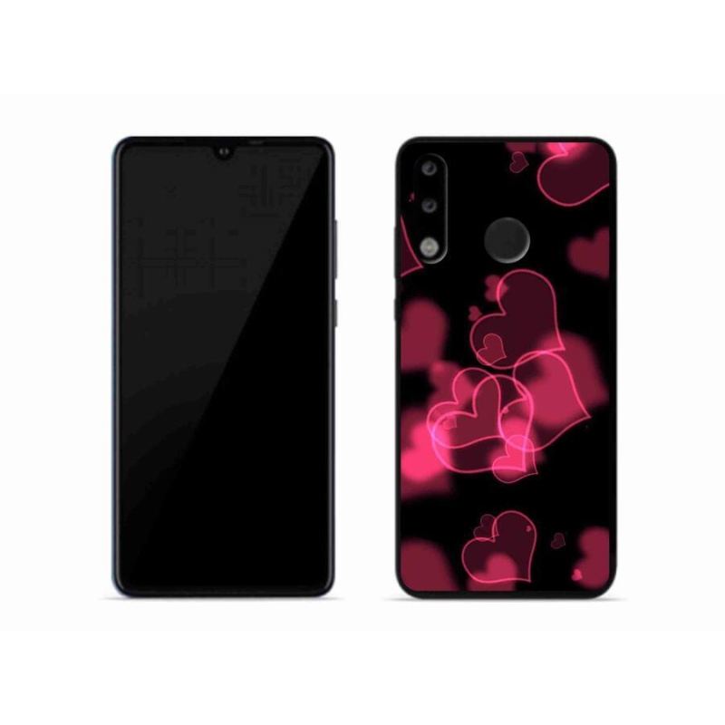 Gél borítás mmCase a Huawei P30 Lite készülékhez - piros szívek