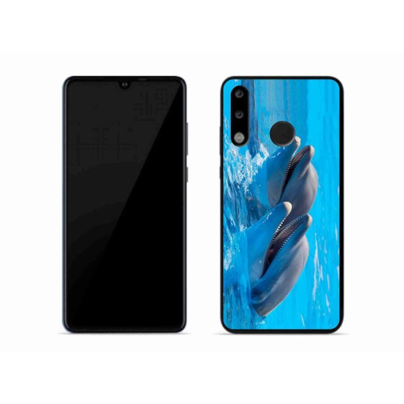 Gél borítás mmCase mobil Huawei P30 Lite - delfinek - mobiltelefonhoz