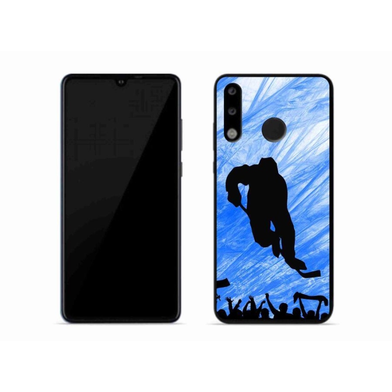 Gél borítás mmCase mobil Huawei P30 Lite - hokis játékoshoz