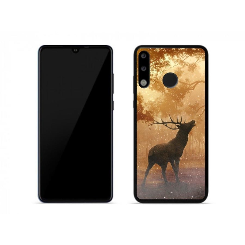 Zselés borítás mmCase a Huawei P30 Lite számára - szarvas a szarvasbőgésben