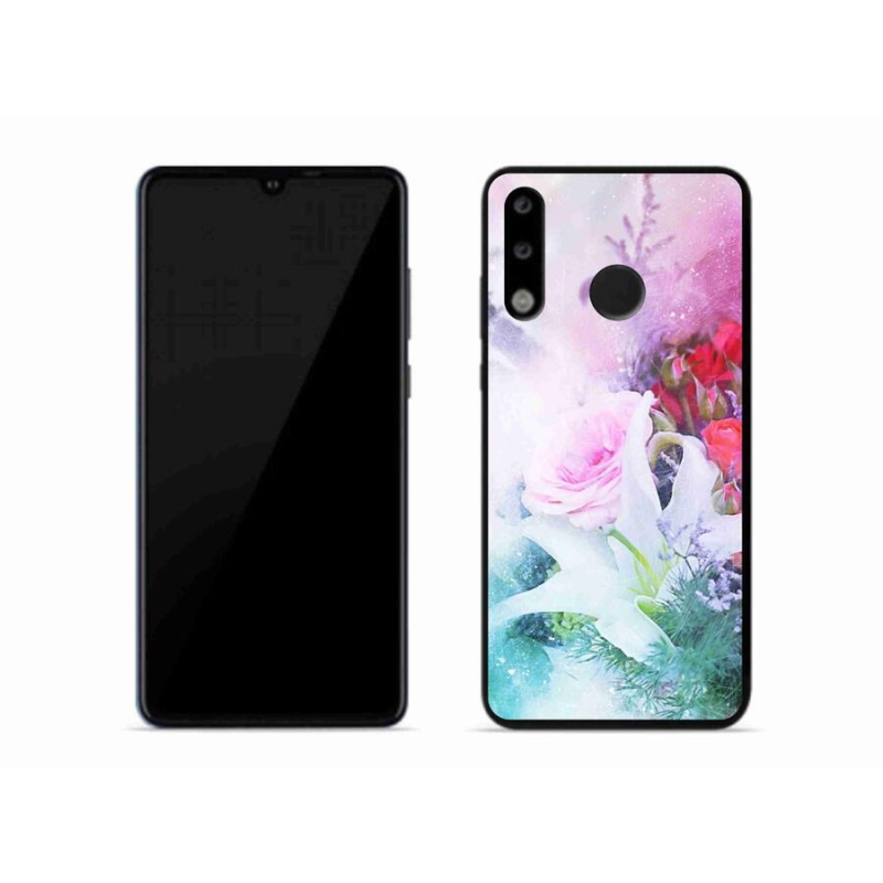 Gél borító mmCase a mobil Huawei P30 Lite - virágok 4