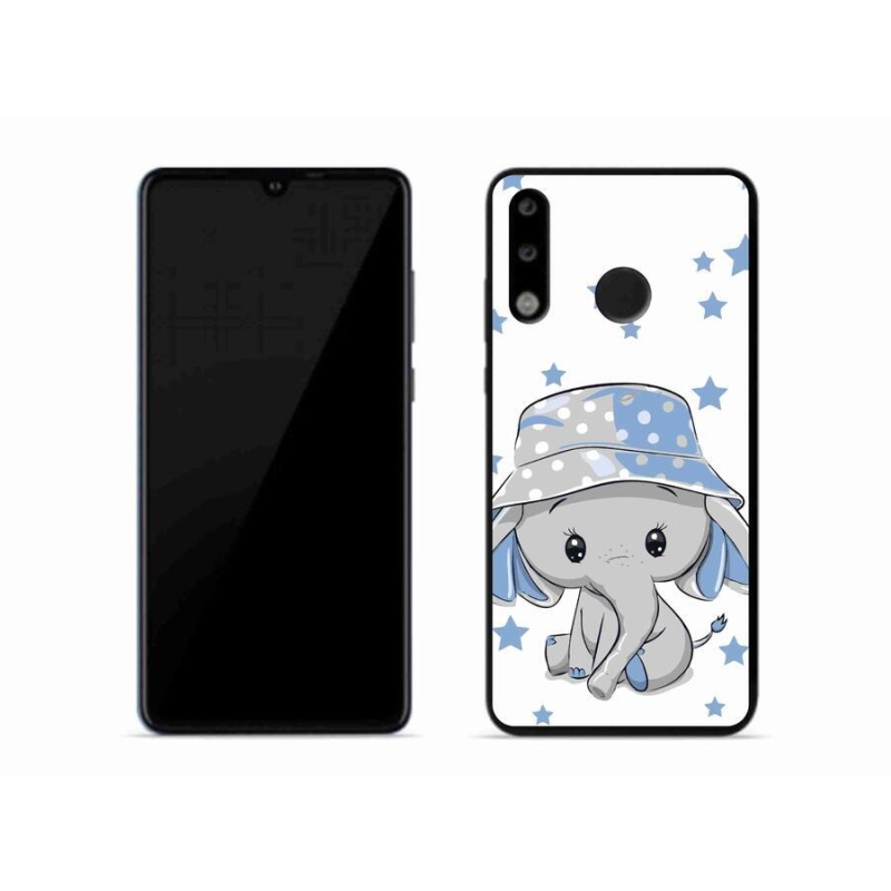 Gél borítás mmCase a Huawei P30 Lite készülékhez - kék elefánt