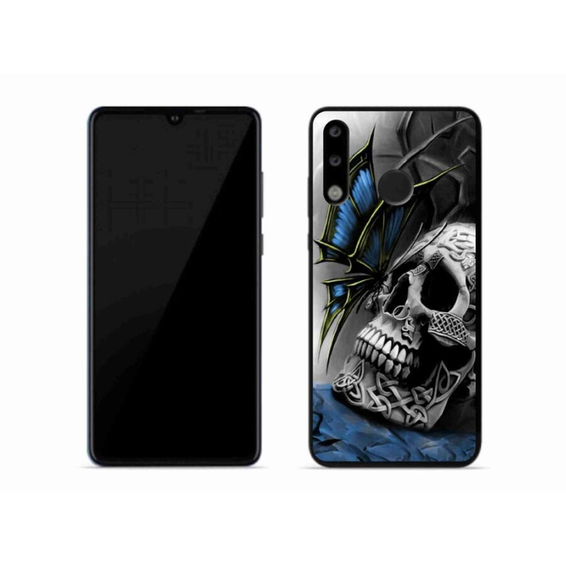 Gél borítás mmCase a Huawei P30 Lite készülékhez - pillangó és koponya