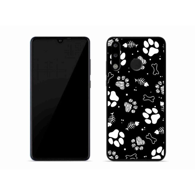 Gél borítás mmCase a Huawei P30 Lite készülékhez - kutyamancsok