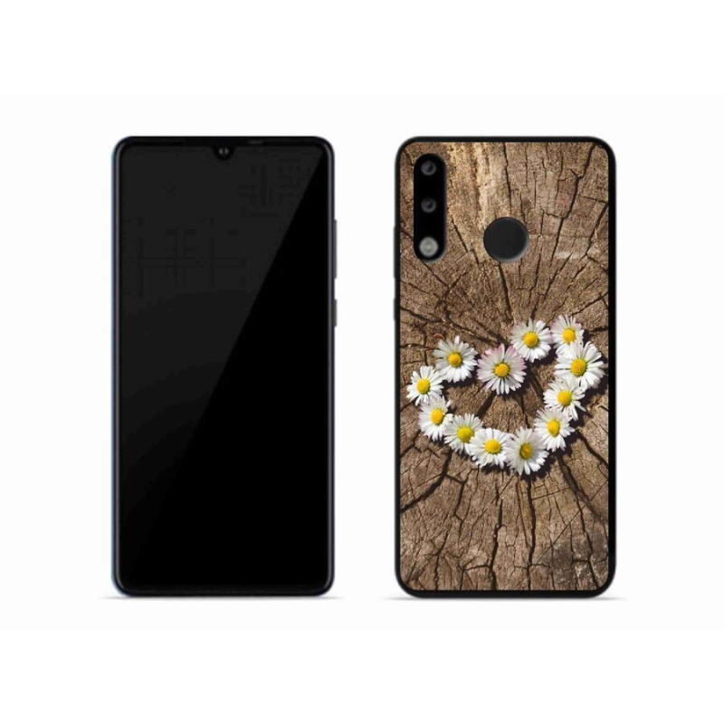 Gél borító mmCase mobil Huawei P30 Lite - szív a százszorszépek szívéhez