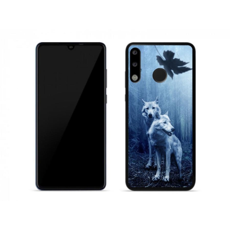 Gél borítás mmCase mobil Huawei P30 Lite - farkasok az erdőben