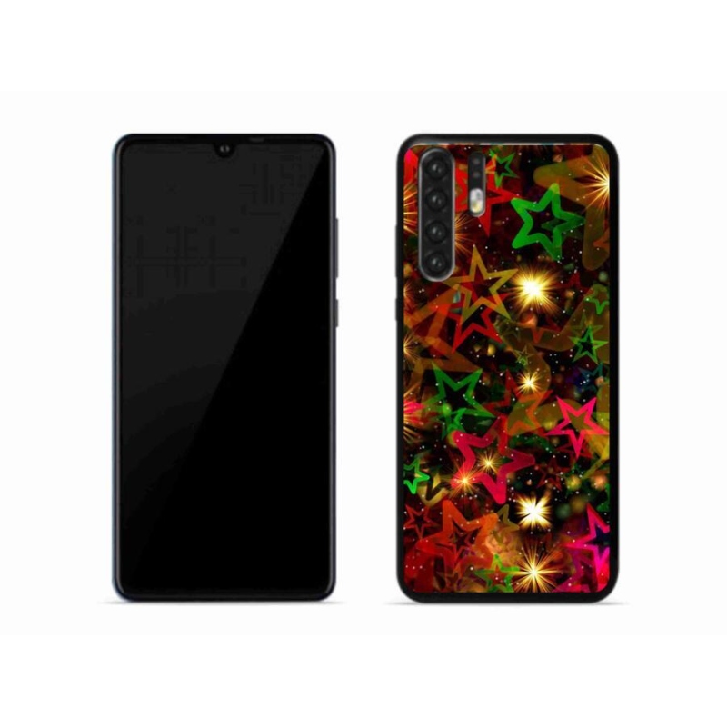 Gél borítás mmCase a mobil Huawei P30 Pro - színes csillagok
