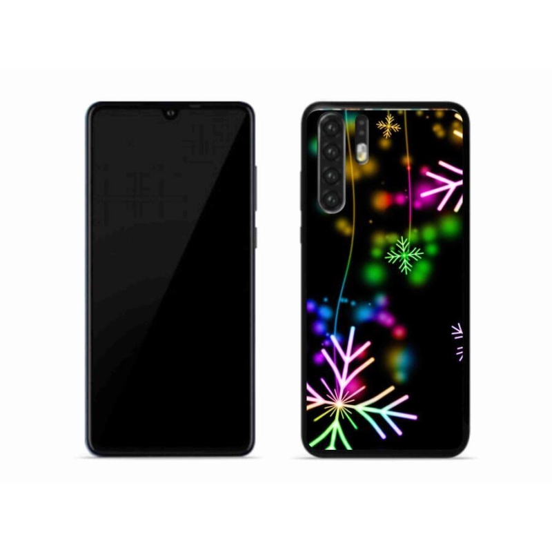 Zselés borítás mmCase mobil Huawei P30 Pro - színes pelyhekhez