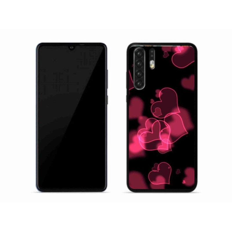 Gél borítás mmCase a Huawei P30 Pro készülékhez - piros szívek