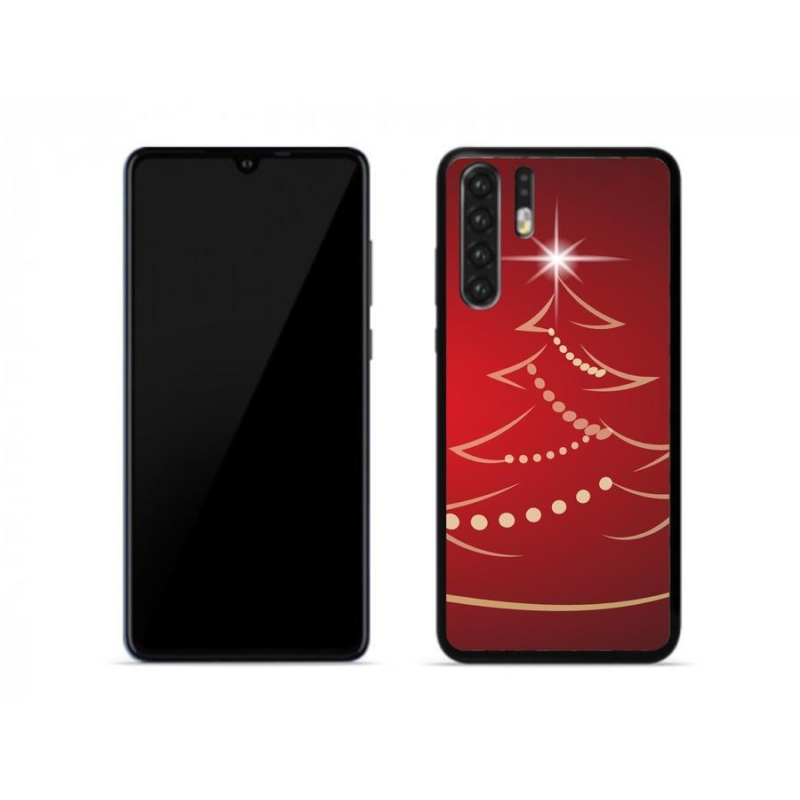 Gél borítás mmCase a Huawei P30 Pro számára - karácsonyfa karikatúra