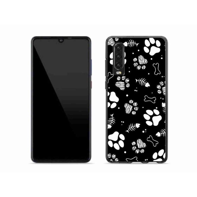 Gél borítás mmCase a Huawei P30-hoz - kutyamancsok