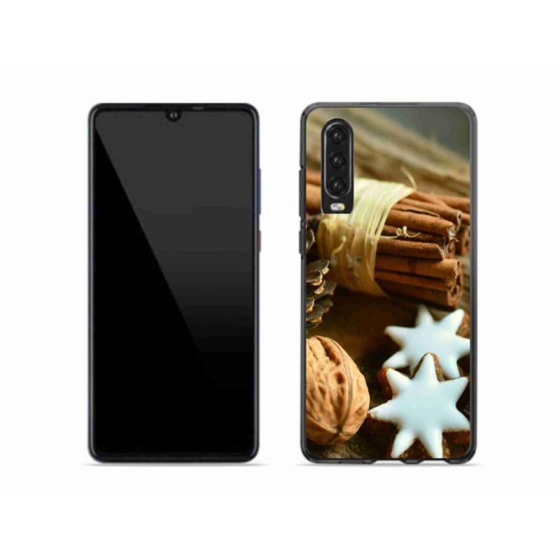 Gél borítás mmCase a Huawei P30 készülékhez - fahéj és mézeskalács