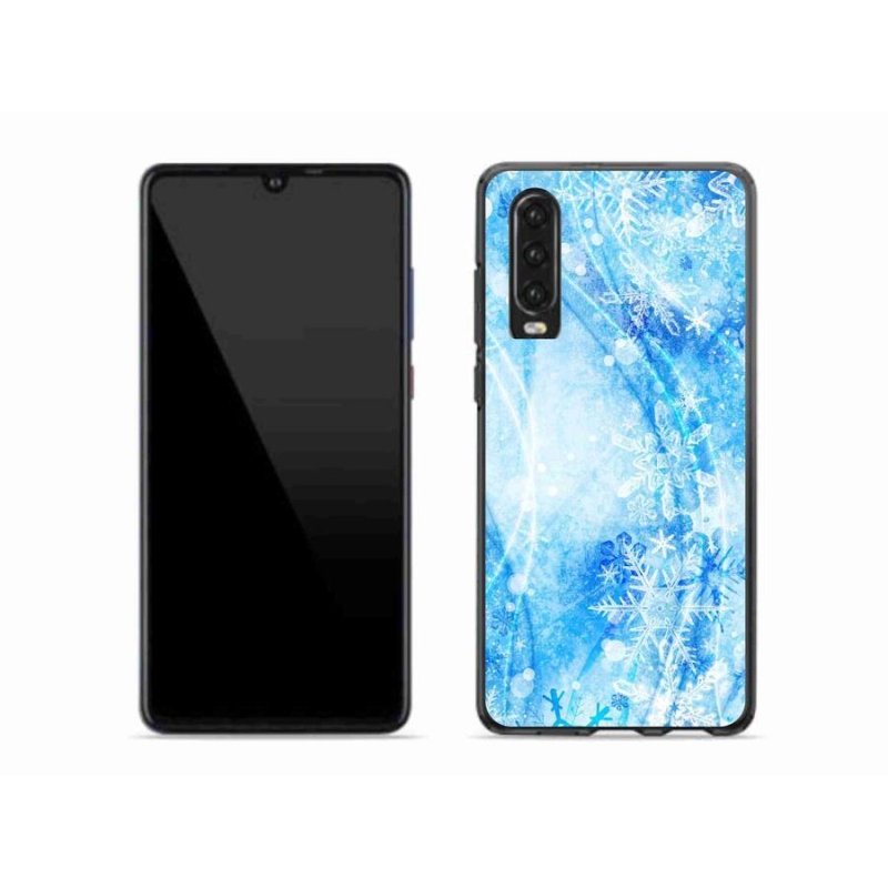 Gél borítás mmCase a Huawei P30 készülékhez - hópelyhek