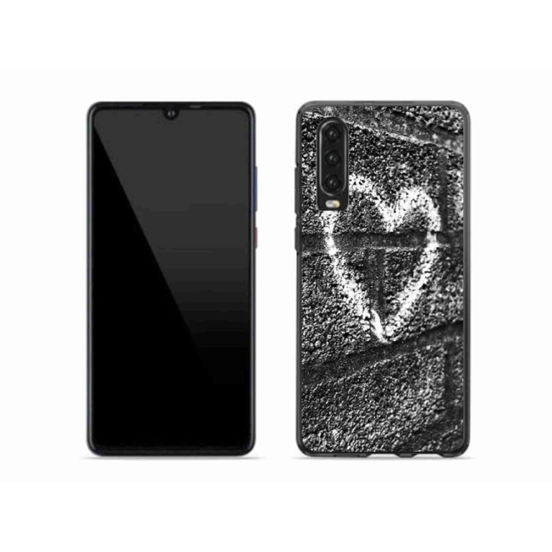Gél borítás mmCase a Huawei P30-hoz - szív a falon