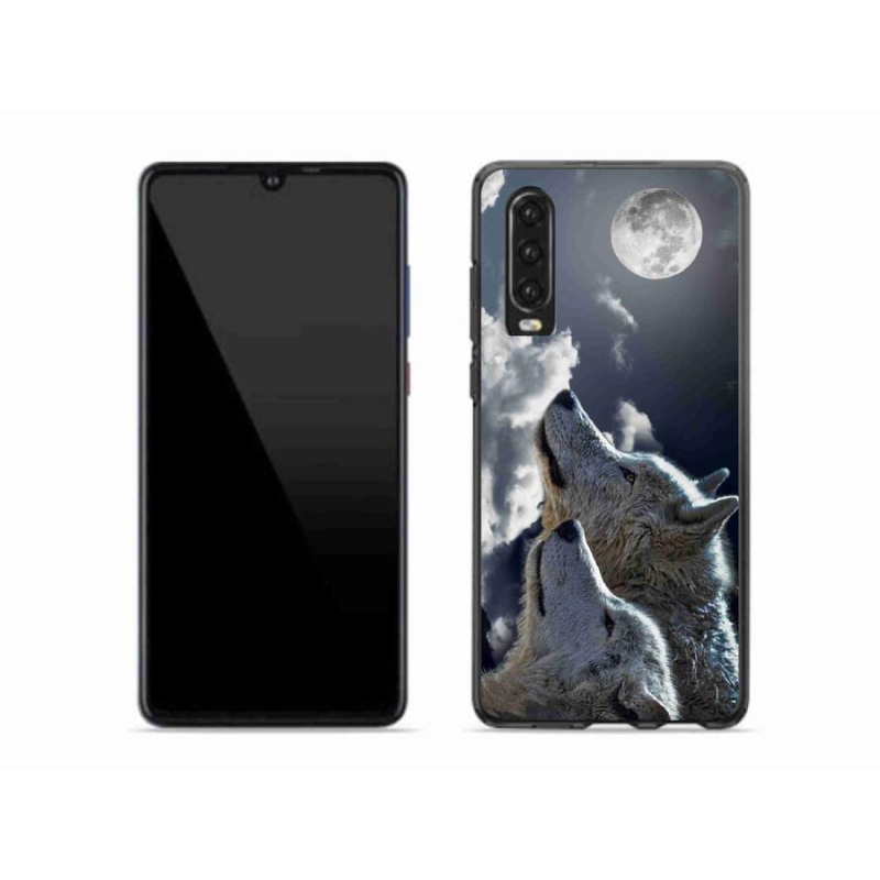 Gél borítás mmCase a Huawei P30-hoz - farkasok