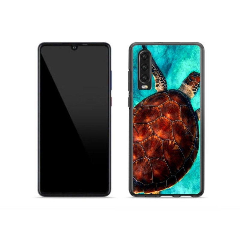 Gél borítás mmCase mobil Huawei P30 - teknősbéka