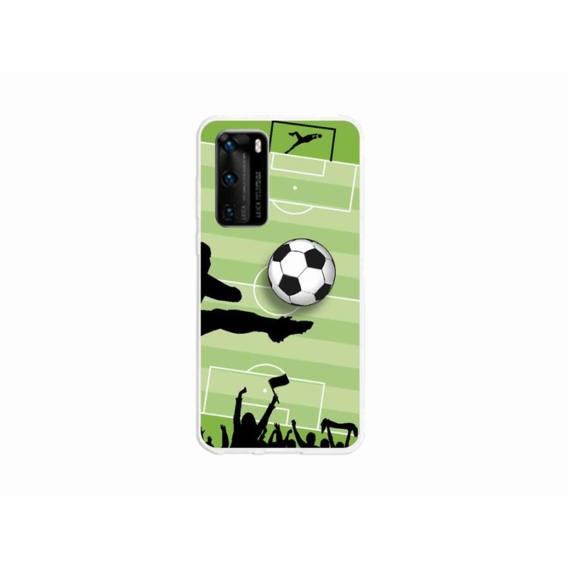 Gél borító mmCase mobil Huawei P40 - futball 3