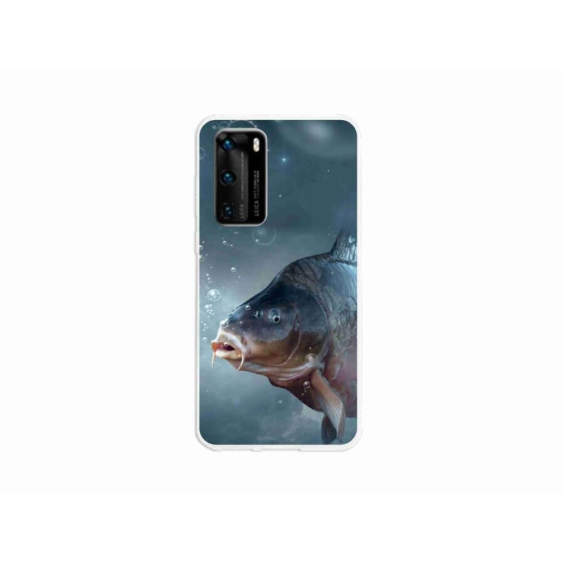 Zselés borítás mmCase a Huawei P40 készülékhez - ponty és buborékok