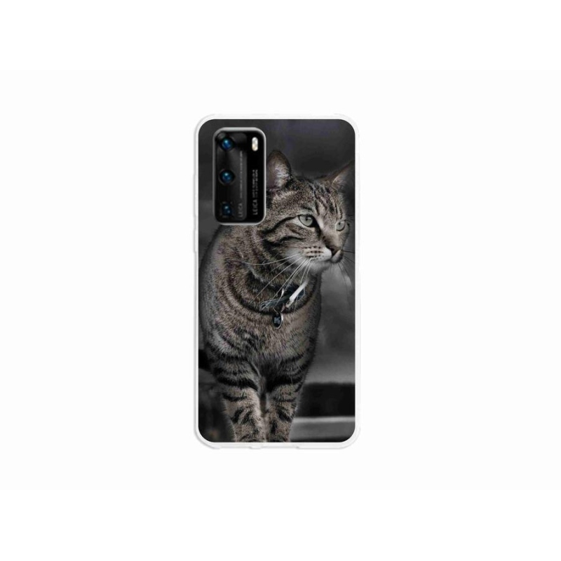Zselés borítás mmCase mobil Huawei P40 - cat