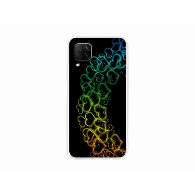 Gél borító mmCase mobiltelefonhoz Huawei P40 Lite - színes szívek