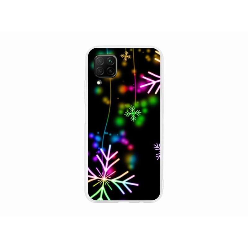 Gél borító mmCase a mobiltelefonon Huawei P40 Lite - színes pelyhek