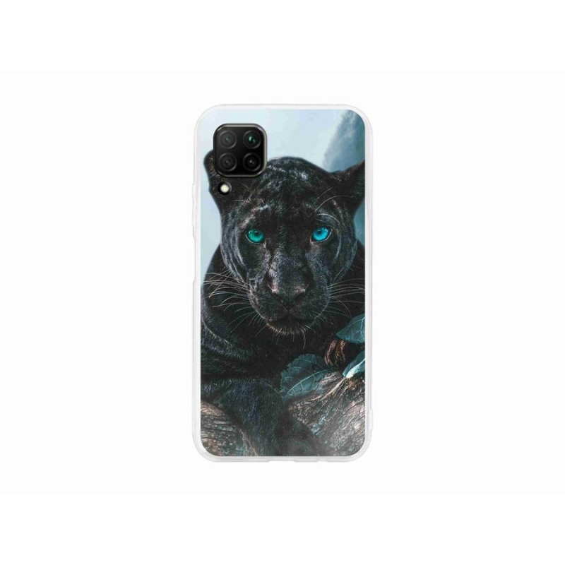 Gél borítás mmCase a Huawei P40 Lite készülékhez - fekete párduc