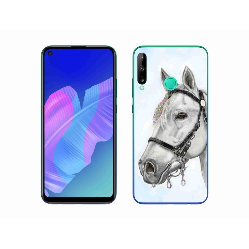 Zselés borítás mmCase a Huawei P40 Lite E - fehér lóhoz 1