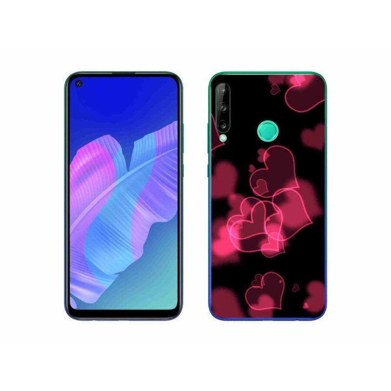 Gél borítás mmCase a Huawei P40 Lite E készülékhez - piros szívek