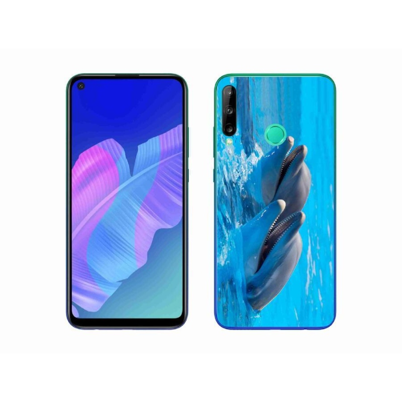 Gél borítás mmCase mobil Huawei P40 Lite E - delfinek