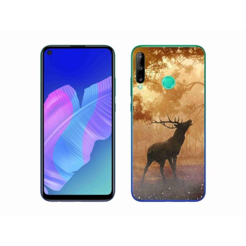 Zselés borítás mmCase a Huawei P40 Lite E számára - szarvasok a vadászaton