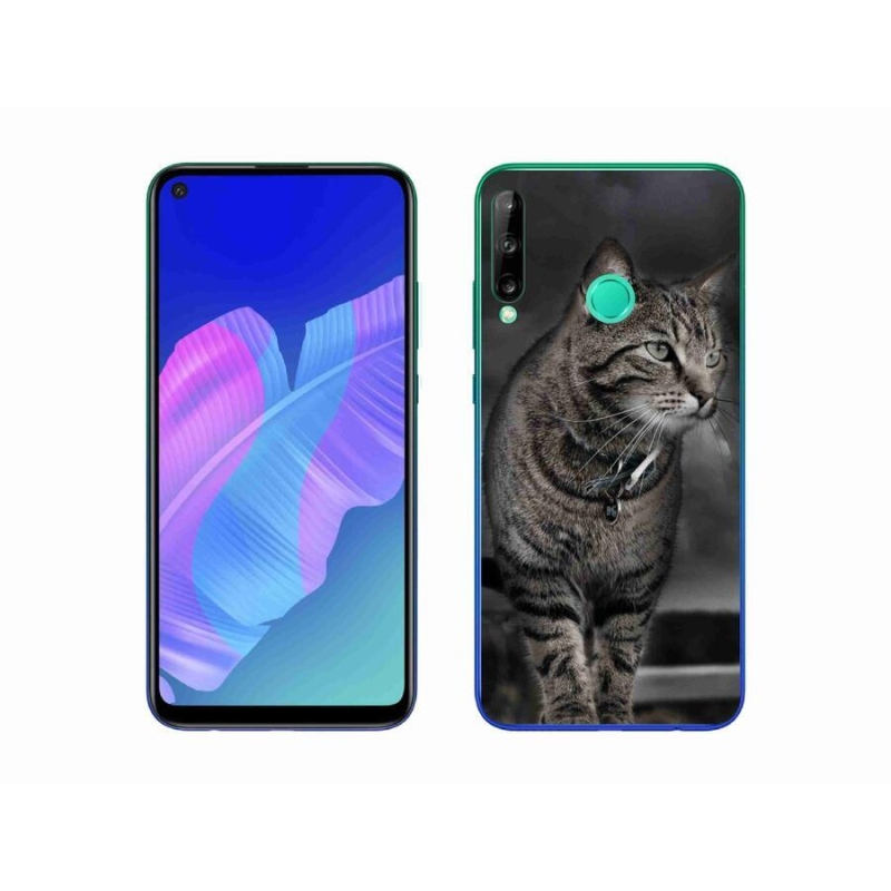 Zselés borítás mmCase a Huawei P40 Lite E - macskához
