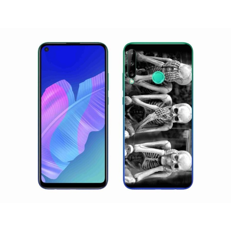 Gél borítás mmCase mobil Huawei P40 Lite E - csontvázakhoz
