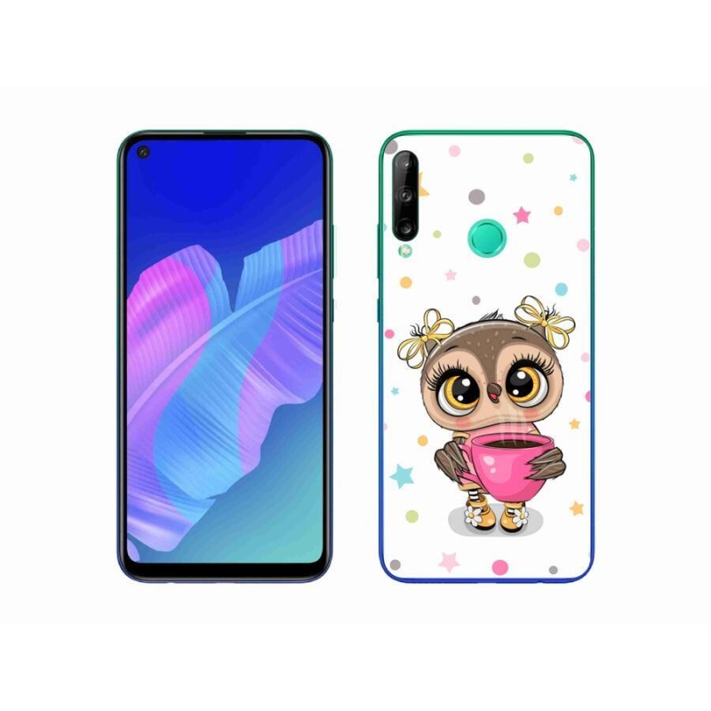 Gél borító mmCase a Huawei P40 Lite E számára - rajzfilm bagoly