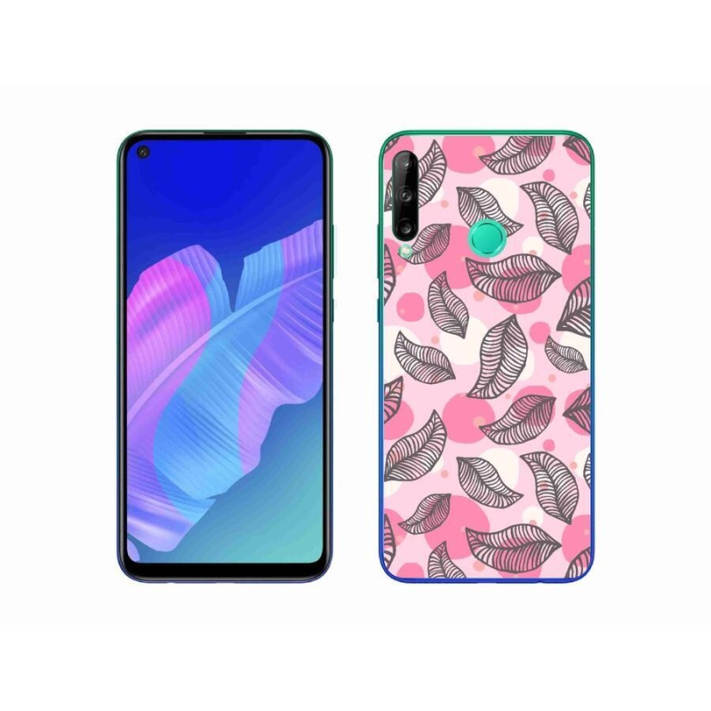 Gél borító mmCase a mobil Huawei P40 Lite E - rajzfilm hulló levelek