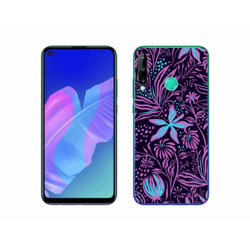 Gél borító mmCase mobil Huawei P40 Lite E - virágok 2