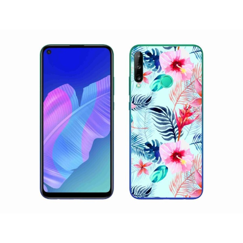 Gél borító mmCase a mobil Huawei P40 Lite E - virágokhoz