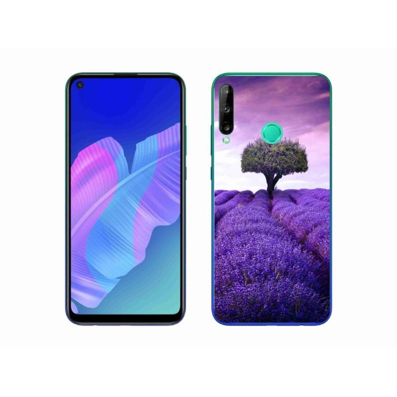 Gél borítás mmCase a Huawei P40 Lite E készülékhez - levendula rét