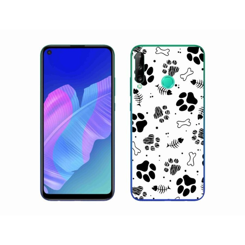 Gél borítás mmCase a Huawei P40 Lite E - kutyamancsok 1