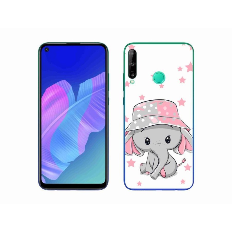 Gél borítás mmCase a Huawei P40 Lite E készülékhez - rózsaszín elefánt