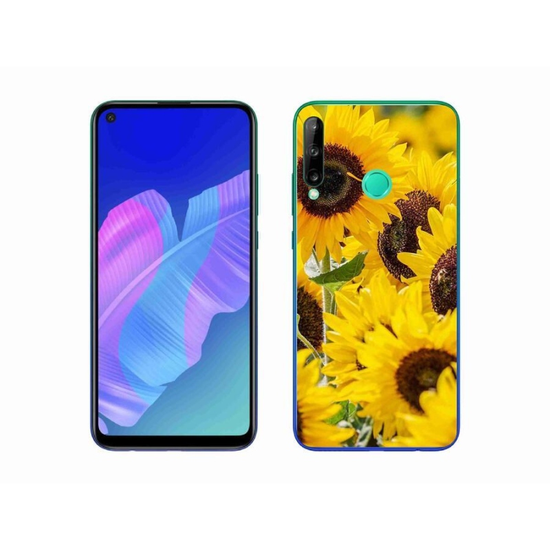 Zselés borítás mmCase a Huawei P40 Lite E - Napraforgóhoz